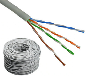 Охрана окружающей среды кабеля ethernet 1000ft теста UTP Cat5e 24awg двуустки
